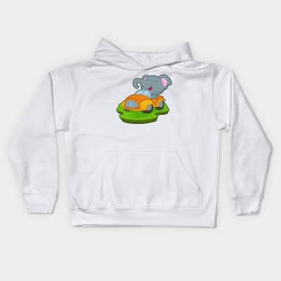 Elephant Car Kids Hoodie